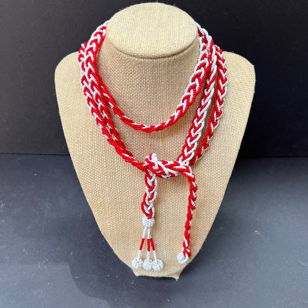 From artist's estate,  vintage beaded necklace